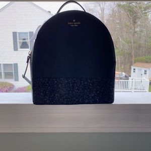 Kate Spade black mini backpack